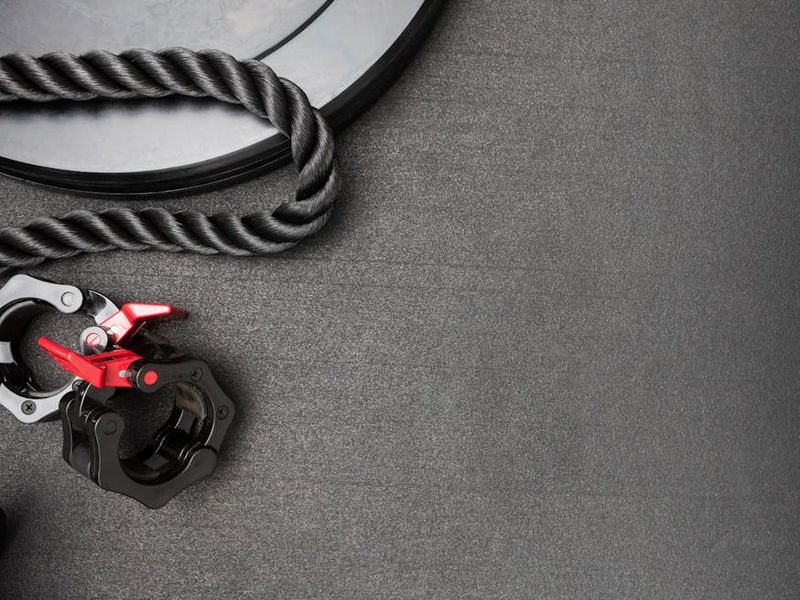 Detailed view of training equipment in a minimalist aesthetic space
